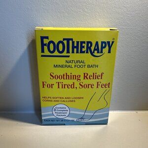 1 Box Footherapy Mineral Foot Bath 3 oz New